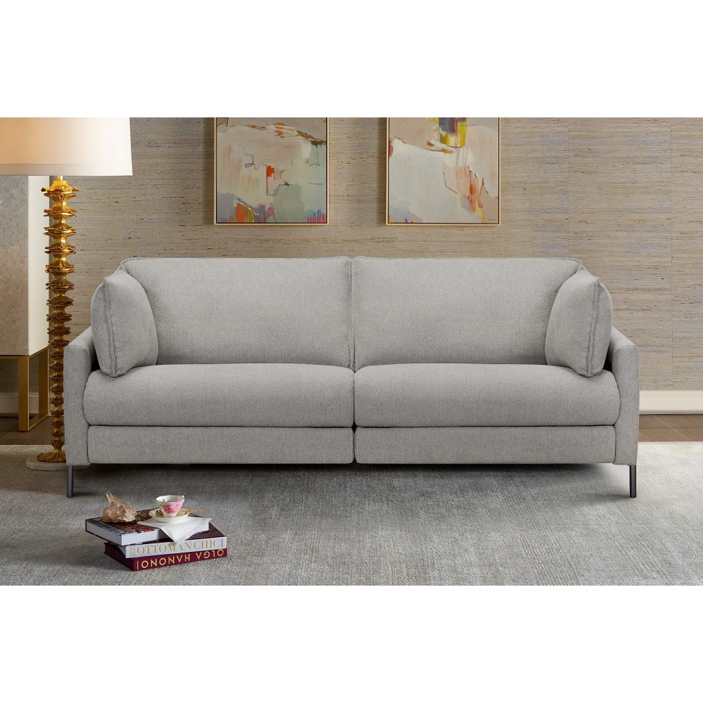 Armen Living Juliett Sofas, Gray Pebble