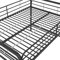 Dhp Jett Junior Full Metal Loft Bed, Black