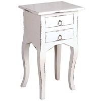 Sunset Trading Cottage Table With Distressed White Cc-Tab1793Ld-Aw