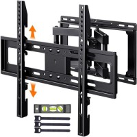Perlegear Full Motion Tv Wall Mount For 26-65 Inch Tvs, Tv Bracket Supports Swivel Articulating Level Extension Tilt Arms, Max Vesa 400X400Mm Up To 99Lbs, 16 Wood Studs, Pgmfk4
