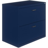 Lys Soho Arc Pull Steel Lateral File, Navy