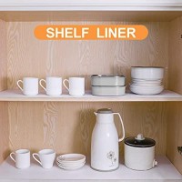 Flpmix Shelf Liner White - Waterproof Pantry Cabinets Liners,Washable Easy To Cut Drawer Mat For Kitchens Cupboard 177 X 96Inch