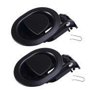 Kuanyuoo 2Pcs Sturdy Universal All-Metal Sofa Chair Recliner Release Pull Handle Replacement Parts, Fits Ashley, Lazy Boy And Most Recliner Brand, Handle Size 3 X 3.5