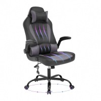 Racing Style Gaming Chair Office Chair Ergonomic  Computer Chair High Back Leather Desk Chair Massage Executive Chair Adjustable Swivel Rolling T