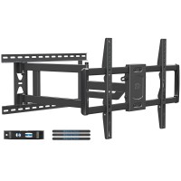 Mounting Dream Long Arm Tv Wall Mount For 37-75 Inch Tv, Corner Tv Wall Mount With 32 Long Extension, Full Motion Tv Mount Swivel & Tilt, Fits Max Vesa 600X400Mm,100 Lbs, 16,18,24 Studs Md2285-La