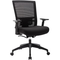 Lorell 62626 Management Chair, Black