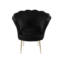 Contemporary Home Living Lhf-88881 Accent Chair, Black