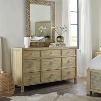 Hooker Furniture Bedroom Surfrider Nine-Drawer Dresser
