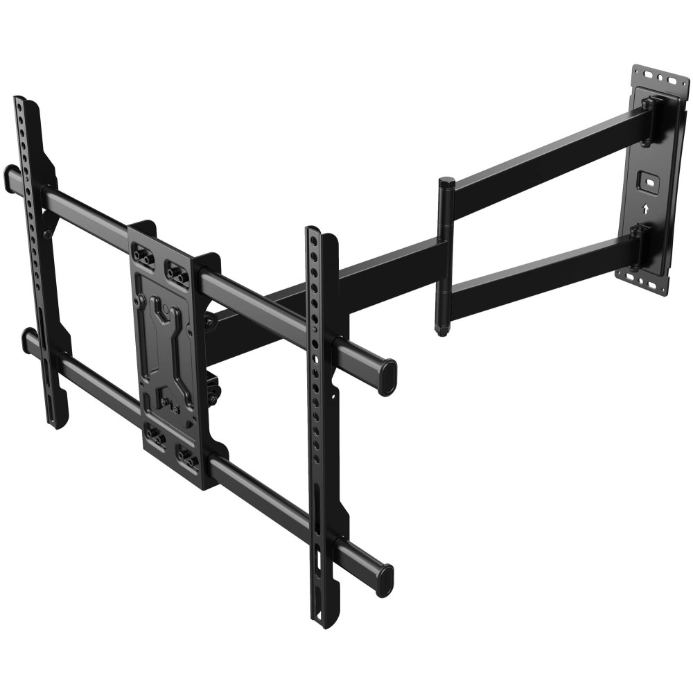 Forging Mount Corner Tv Wall Mount Long Arm Tv Mount Bracket For 32-75 Tvs-Easy To Install Single Stud Design- 33 Of Smooth Extension Plus Swivel,Tilt,Max Vesa 600X400Mm,Holds 100Lbs