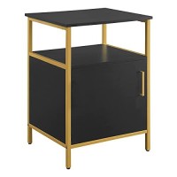 Osp Designs Modern Life Contemporary Utility Table And Printer Stand With Storage Cabinet Black