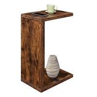 Convenience Concepts Northfield Admiral C End Table, Barnwood