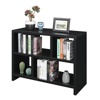 Convenience Concepts Northfield Console 3-Tier Bookcase, Black