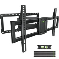 Usx Mount Ul Listed Full Motion Tv Wall Mount For 37-90 Tvs, Pre-Assembled Tv Mount Fits 16, 24 Wood Studs, Universal With Swivel And Tilt Tv Bracket Up To Vesa 600X400Mm, 150Lbs