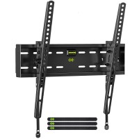 Usx Mount Tv Wall Bracket Tilting Universal Tv Mount For Most 26-55 Inch Flat Screen Tv With Weight Capacity Up To 99Lbs, Low Profile +/-12 Tilt Tv Bracket With Tilting Knob,Max Vesa 400X400Mm