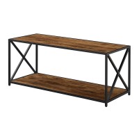 Convenience Concepts Tucson Coffee Table With Shelf Barnwoodblack