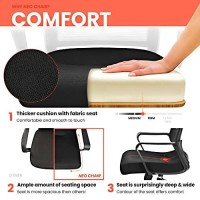 Neo Chair Office Chair Ergonomic Desk Chair Mid Back Mesh With Lumbar Support Comfortable Cushion Swivel Adjustable Height Armrest Gaming/Computer Chairs For Home Office Desk (Black)