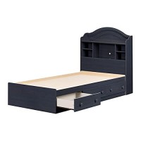South Shore Summer Breeze Bed Set - Mates Bed And Bookcase Headboard Kit