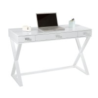 Realspacea Keri 48W Writing Desk, White