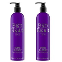 Tigi Bed Head Dumb Blonde Purple Toning Shampoo, 13.5 Ounce (Pack Of 2)