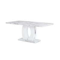 Global Furniture Usa Dining Table, Marble