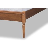 Baxton Studio Diantha Dark Grey And Brown Finished Wood King Size Platform Bed