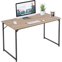 Paylesshere Computer Desk 47, Modern Writing Desk, Simple Study Table, Industrial Office Desk, Sturdy Laptop Table For Home Office, Nature