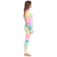 Just Love Women'S Tie Dye Two Piece Thermal Pajama Set 6962-10686-Xxl