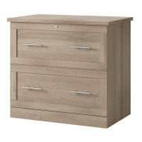 Realspace 2-Drawer 30W Lateral File Cabinet, Spring Oak