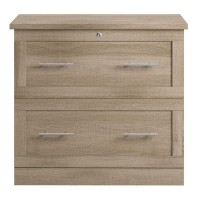 Realspace 2-Drawer 30W Lateral File Cabinet, Spring Oak
