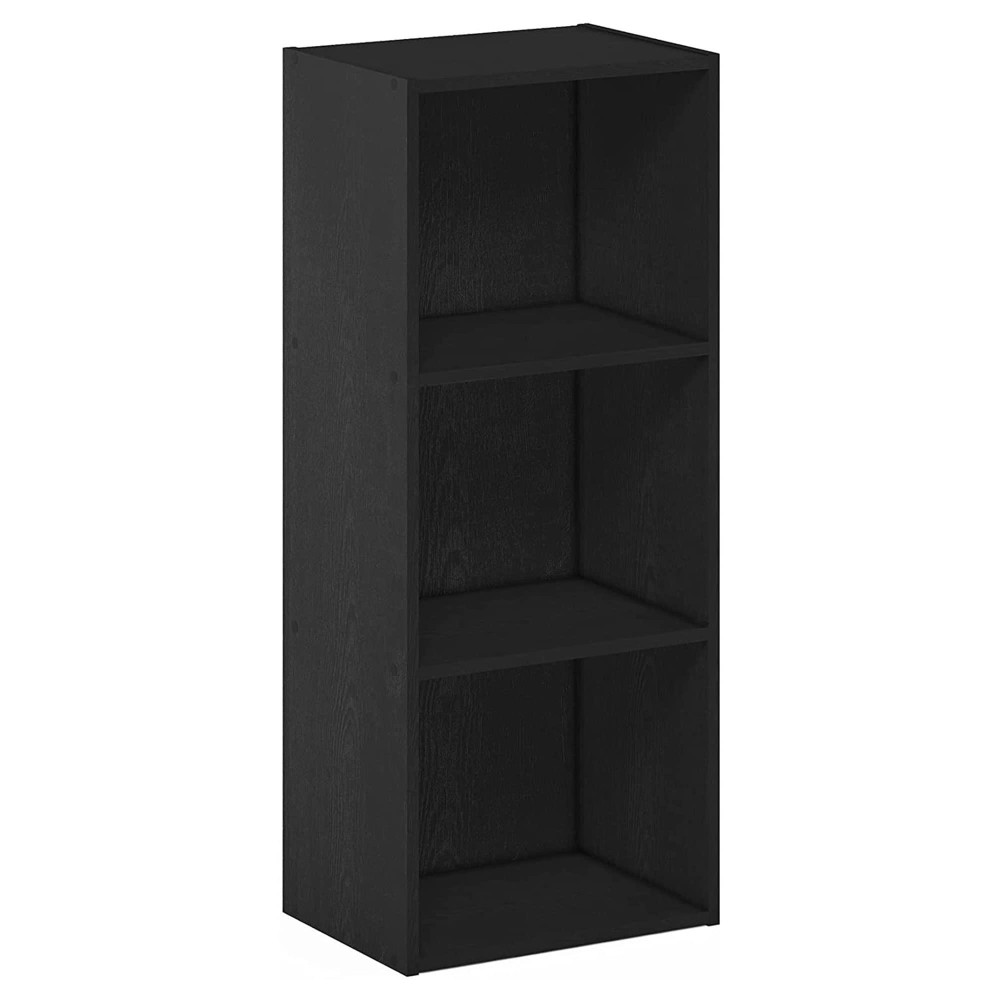 Furinno Luder Bookcase Book Storage , 3-Tier, Blackwood