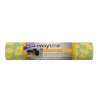 Duck Clear Classic Easyliner Brand Shelf Liner, Yellow Lemon, 20 In. X 12 Ft, Single Roll