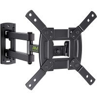 Am Alphamount Tv Wall Mount Bracket Full Motion For Most 13-39 Inch Tvs Monitors With 360? Rotation Articulating Swivel Extension Arms And Tilt, Hold Tv Up To 44Lbs Max Vesa 200X200Mm