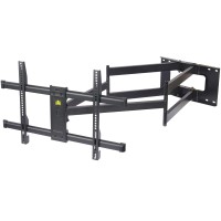 Heavy Duty Long Arm Tv Wall Mount,43 Dual Articulating Arm, Full Motion Swivel Tilt Level,Fits 42-95 Tvs,Holds 165 Lbs,Vesa 800X400Mm, Easy Installation,Space Saving