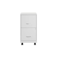 Hirsh Industries Space Solutions 18 D 2Drawer Mobile Metal Vertical File Cabinet Yellow/Goldfinch