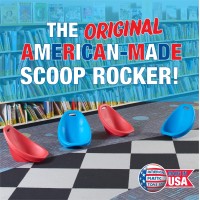 American Plastic Toys Little Kids (2-Pack, Green), Stackable, Lightweight, & Portable, Reading, Gaming, Tv, Outdoor & Indoor, 50Lb Max Scoop Rocker