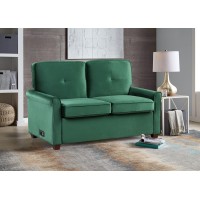 Lifestyle Solutions Convertible Sofa, Green