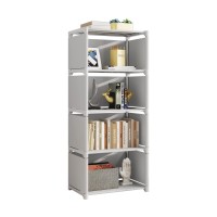 Rerii Cube Storage Shelf, Closet Organizers And Storage Shelves, Small Bookshelf Bookcase For Bedroom, Living Room, Small Spaces, 5 Layer