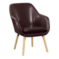 Convenience Concepts Take A Seat Charlotte Accent Chair 25.25 X 26.75 X 33.5 Espresso
