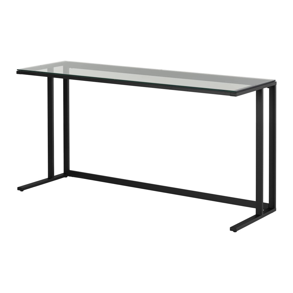 South Shore City Life Computer Desk, Long, Pure Black