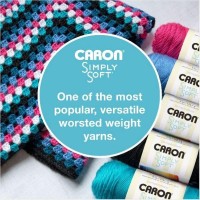 Caron Simply Soft Party Teal Sparkle Yarn - 3 Pack Of 85G/3Oz - Acrylic - 4 Medium (Worsted) - 164 Yards - Knitting/Crochet