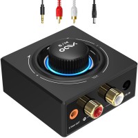 Ymoo B06T3 Bluetooth 50 Receiver,100Ft Rca Aux 35Mm Jack Hifi Wireless Audio Adapter For Speakersubwoofer From Smartphonetabletpc Home Stereo