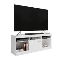 Techni Mobili Tv Entertainment Stand, 61 L X 1575 W X 268 H, White