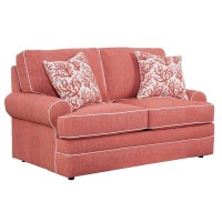 American Furniture Classics Coral Springs Model 8-020-S260C Loveseat With Two Matching Pillows Love Seats
