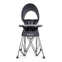 Baby Delight Go With Me Uplift Deluxe Portable High Chair Sun Canopy Indoor And Outdoor Grey