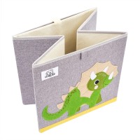Clcrobd Foldable Animal Cube Storage Bins Fabric Toy Box/Chest/Organizer For Toddler/Kids Nursery, Playroom, 13 Inch (Bear)