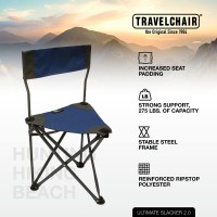 Travel Chair 1489V2B-22 Slacker, Ultimate, Polyester, Blue