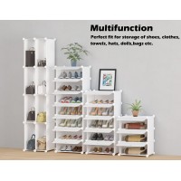 Homidec Shoe Storage, 10-Tier Shoe Rack Organizer For Closet 20 Pair Narrow Shoes Shelf Cabinet For Entryway, Bedroom And Hallway