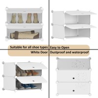 Homidec Shoe Storage, 10-Tier Shoe Rack Organizer For Closet 20 Pair Narrow Shoes Shelf Cabinet For Entryway, Bedroom And Hallway