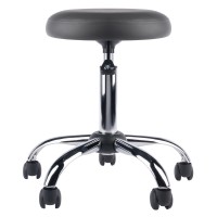 Clyde Adjustable Cushion Seat Swivel Stool, Charcoal And Chrome(D0102Hahwxw.)