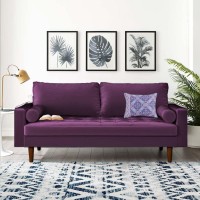 Us Pride Furniture S5452-S5459(N) Sofas, Eggplant